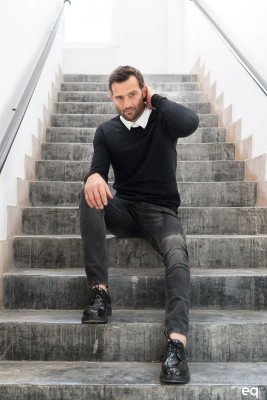 Partner man vrouw mode fashionshoot bij Arsenaal Grave